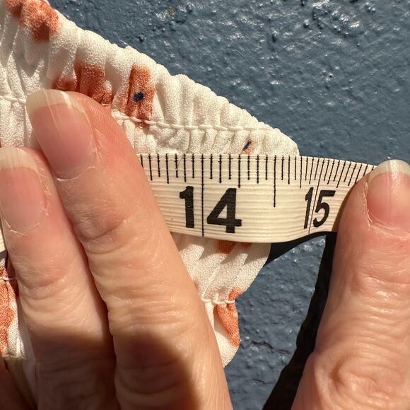 Sierra Sky Med NWT Floral Sleeveless Dress Cottage Mini Dress Micro Dress Flowy - Picture 7 of 9